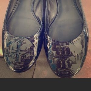 Size 9 Tory Burch Miller flats in Patent Leather